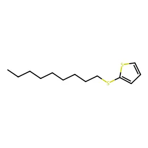 Thiophene, 2-(nonylthio)- structure