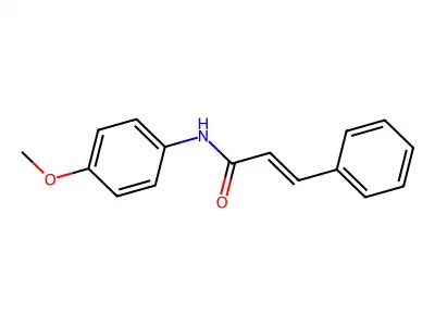 N-(4-methoxyphenyl)-3-phenylacrylamide structure