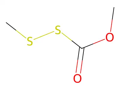 Carbono(dithioperoxoic) acid, dimethyl ester structure