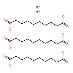 癸二酸铝盐(3:2) structure