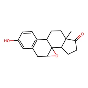 (7alpha,8alpha)-7,8-Epoxy-3-hydroxyestra-1,3,5(10)-trien-17-one structure