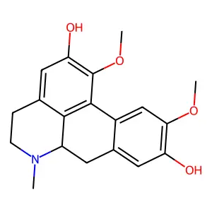 1,10-Dimethoxy-6-Methyl-5,6,6A,7-Tetrahydro-4H-Dibenzo(De,G)Quinoline-2,9-Diol structure