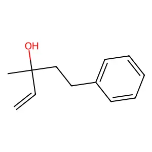 Benzenepropanol, alpha-ethenyl-alpha-methyl- structure
