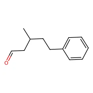 Phenylmethylpentanal structure