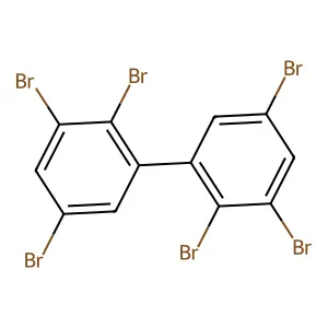 2,2',3,3',5,5'-Hexabromobiphenyl structure