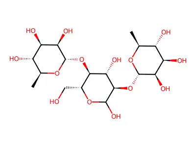 查科茄三糖 structure