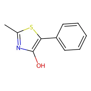 2-Methyl-5-phenyl-1,3-thiazol-4-ol structure