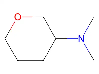 2H-Pyran-3-amine, tetrahydro-N,N-dimethyl- structure