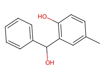 2-(Hydroxy(phenyl)methyl)-4-methylphenol structure