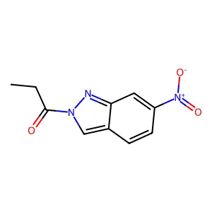 1-(6-Nitroindazol-2-yl)propan-1-one structure