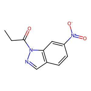 1-(6-Nitroindazol-1-yl)propan-1-one structure