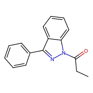 1-(3-Phenylindazol-1-yl)propan-1-one structure