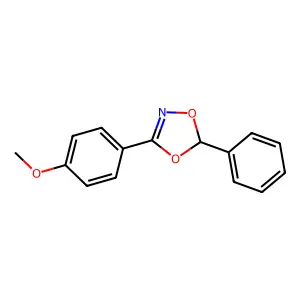 1,4,2-Dioxazole, 3-(4-methoxyphenyl)-5-phenyl- structure