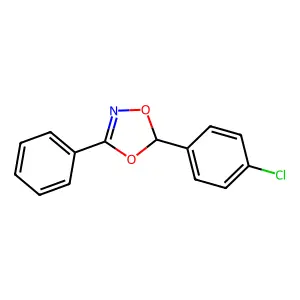 5-(4-Chlorophenyl)-3-phenyl-1,4,2-dioxazole structure