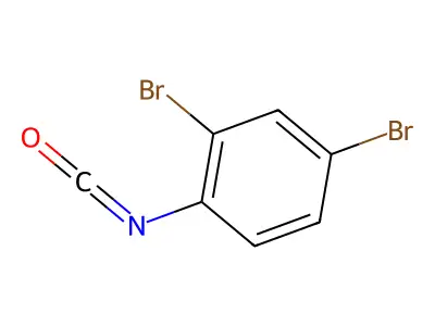 2,4-Dibromophenyl isocyanate structure