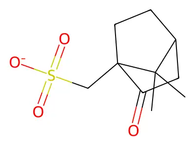 Camphorsulfonate anion structure