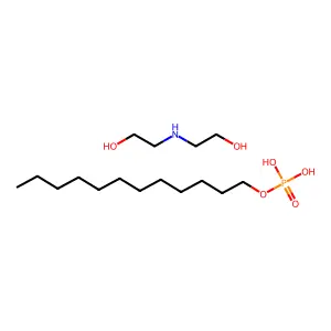 Phosphoric acid, dodecyl ester, compd. with 2,2'-iminobis[ethanol] structure
