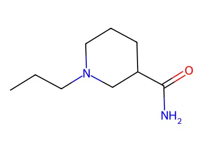 1-Propylpiperidine-3-carboxamide structure