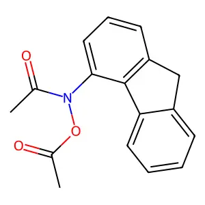 N-(芴-4-基)乙酰氧肟酸乙酸酯 structure
