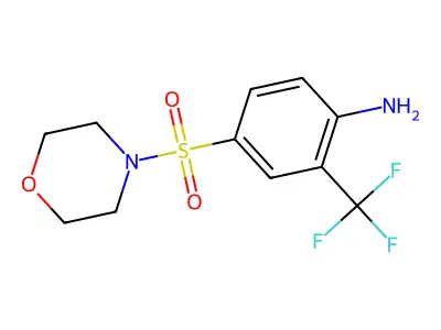 4-(Morpholinosulfonyl)-2-(trifluoromethyl)aniline structure