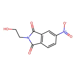 N-(2-Hydroxyethyl)-4-nitrophthalimide structure