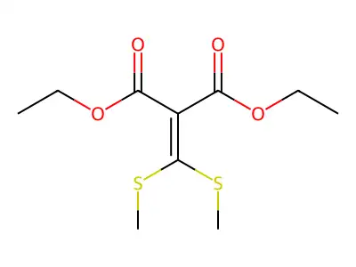 2-(Bis-methylsulfanyl-methylene)- structure