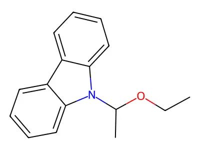 9H-Carbazole, 9-(1-ethoxyethyl)- structure