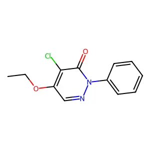 4-Chloro-5-ethoxy-2-phenyl-3(2H)-pyridazinone structure