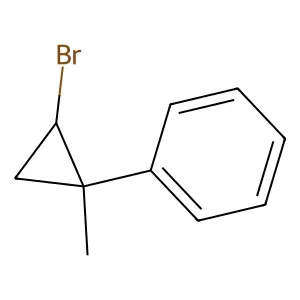 Cyclopropane, 2-bromo-1-methyl-1-phenyl- structure