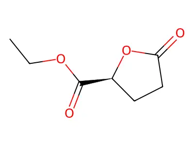 Ethyl 5-oxooxolane-2-carboxylate structure