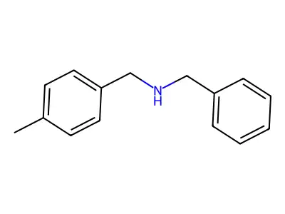 4-Methyl-N-(phenylmethyl)benzenemethanamine structure