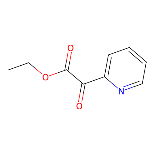 Ethyl 2-pyridineglyoxylate structure