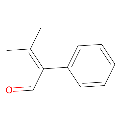 3-Methyl-2-phenylbut-2-enal structure