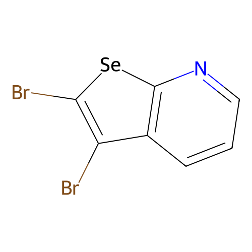 Selenolo[2,3-b]pyridine, 2,3-dibromo- structure