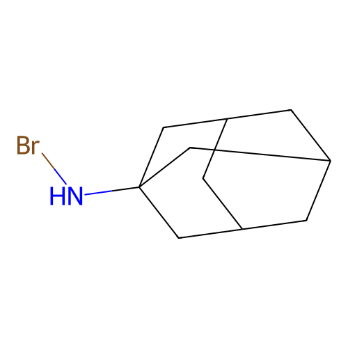 N-bromoadamantan-1-amine structure