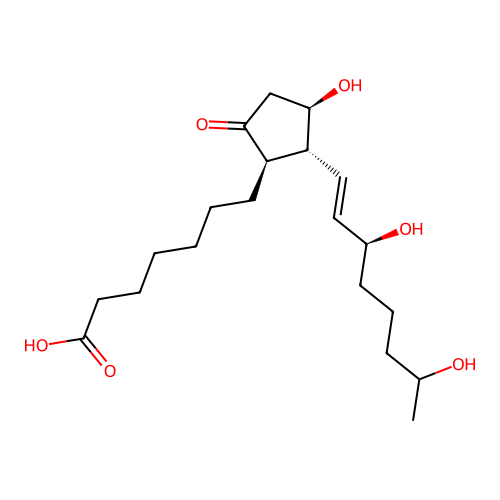 19-羟基前列腺素E1 structure