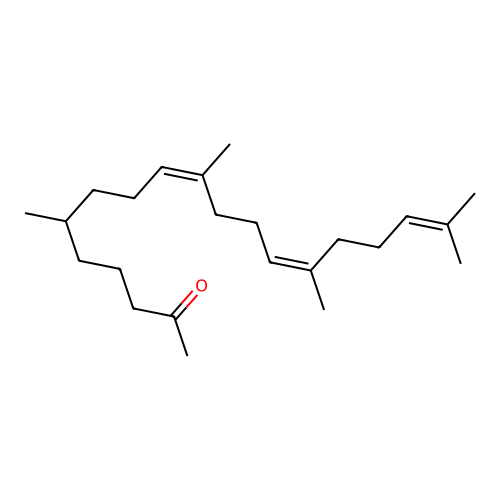 6,10,14,18-Tetramethylnonadeca-9,13,17-trien-2-one structure