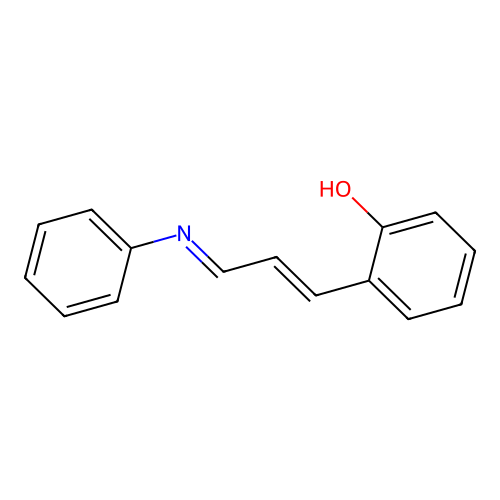 2-(3-Phenyliminoprop-1-enyl)phenol structure