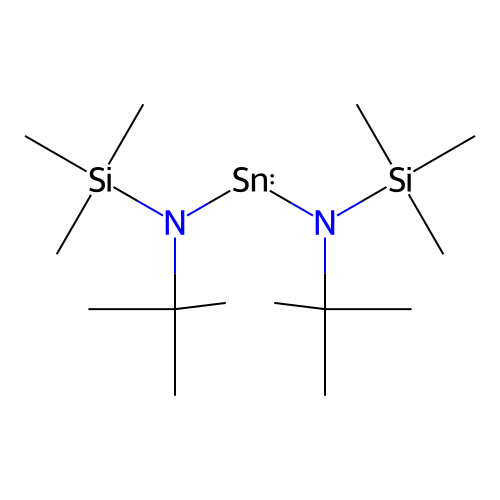 Tin, bis[(trimethylsilyl)(1,1-dimethylethyl)]amino- structure