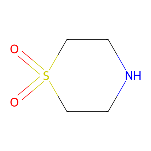 Thiomorpholine 1,1-dioxide structure