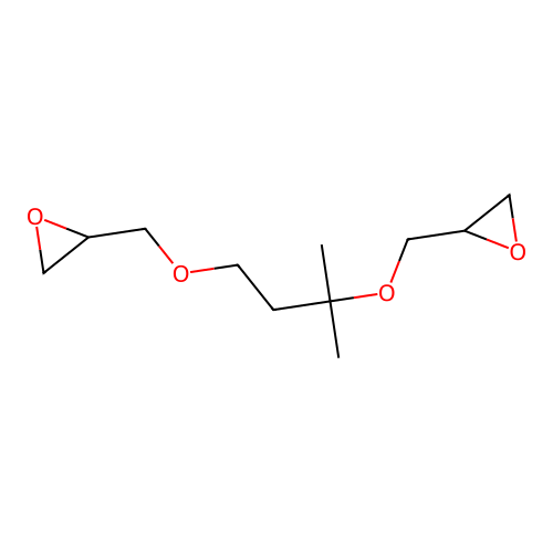 Oxirane, 2,2'-((dimethyl-1,3-propanediyl)bis(oxymethylene))bis- structure