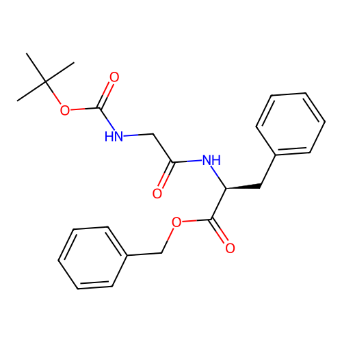 Boc-gly-phe-obzl structure