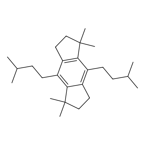 S-Indacene, 1,2,3,5,6,7-hexahydro-1,1,5,5-tetramethyl-4,8-bis(3-methylbutyl)- structure