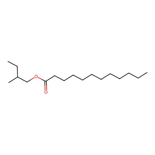 2-Methylbutyl laurate structure