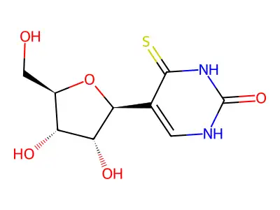 4-Thiopseudouridine structure