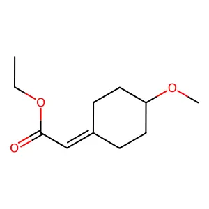 Ethyl 2-(4-methoxycyclohexylidene)acetate structure