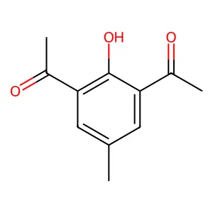 1,1'-(2-Hydroxy-5-methyl-1,3-phenylene)di(ethan-1-one) structure