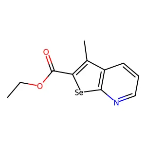Selenolo[2,3-b]pyridine-2-carboxylic acid, 3-methyl-, ethyl ester structure