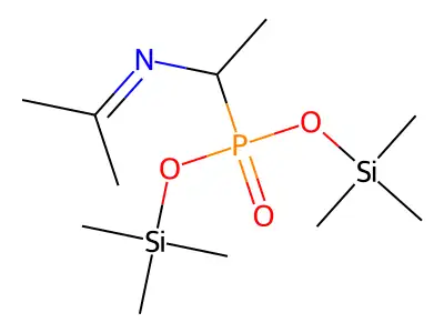 [1- ethyl]phosphonicacidbis ester structure