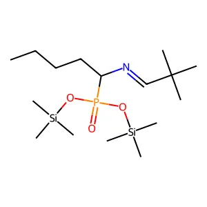 [1-[(2,2-DIMETHYLPROPYLIDENE)AMINO]PENTYL ]PHOSPHONIC ACID BIS(TRIMETHYLSILYL) ESTER structure
